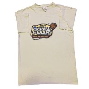 Vintage Y2K NCAA basketball final four sports tee